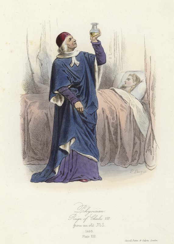 Arzt, Herrschaft von Karl VIII. von Frankreich von French School