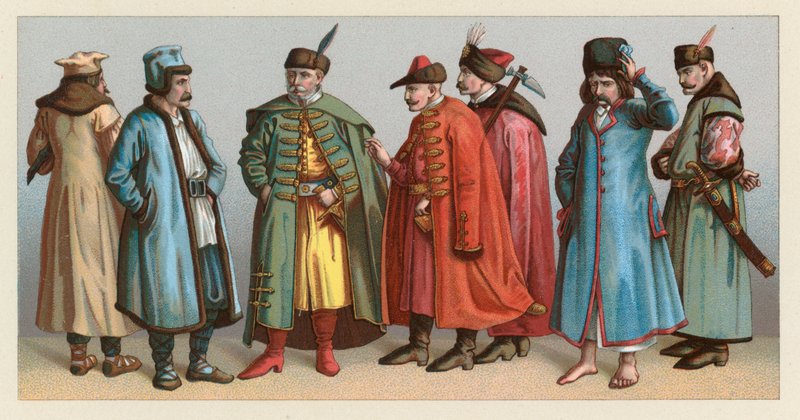 Polnische Tracht von French School