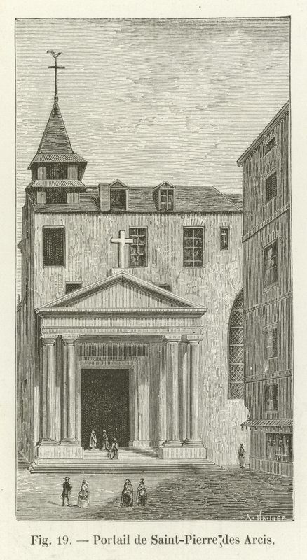 Portal von Saint-Pierre des Arcis von French School