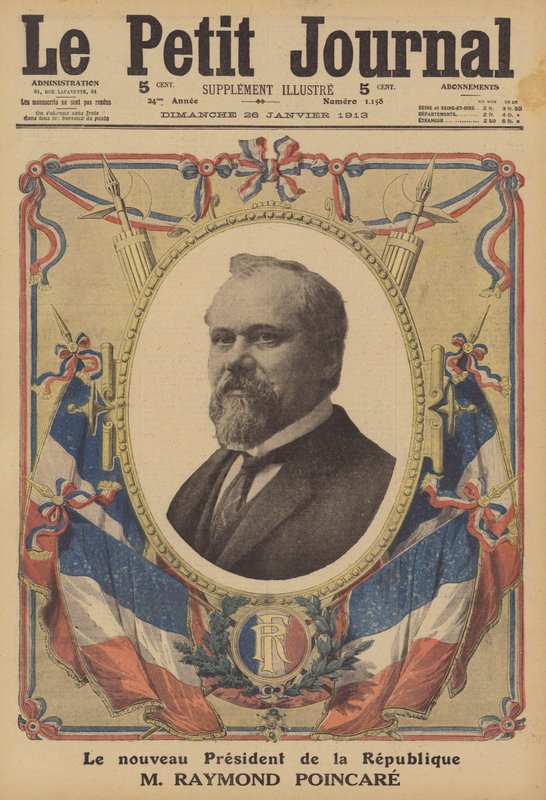 Raymond Poincare, neuer Präsident der Französischen Republik von French School