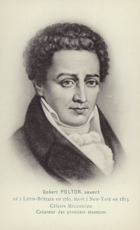 Robert Fulton, amerikanischer Ingenieur, Erfinder und Dampfschiffpionier von French School