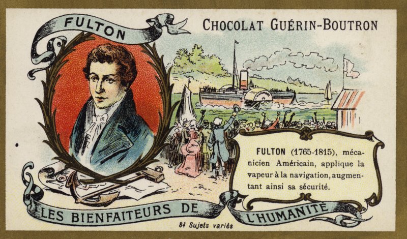 Robert Fulton, amerikanischer Ingenieur und Erfinder von French School