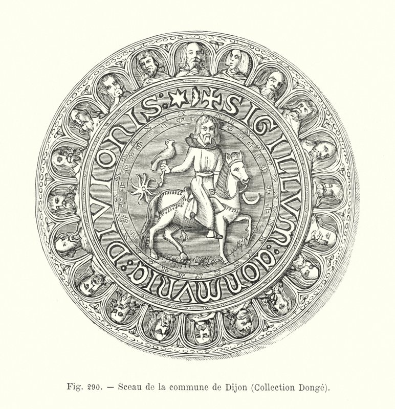 Siegel der Gemeinde Dijon, Sammlung Donge von French School