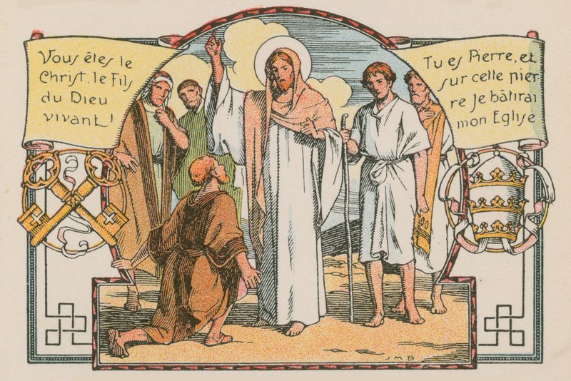 Szene aus dem Leben Jesu von French School