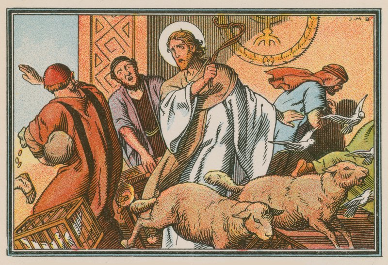 Szene aus dem Leben Jesu von French School