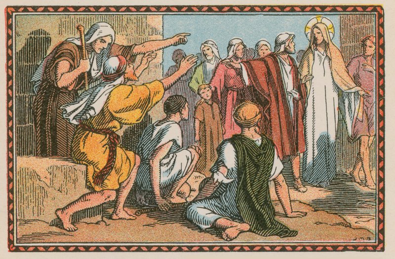 Szene aus dem Leben Jesu von French School