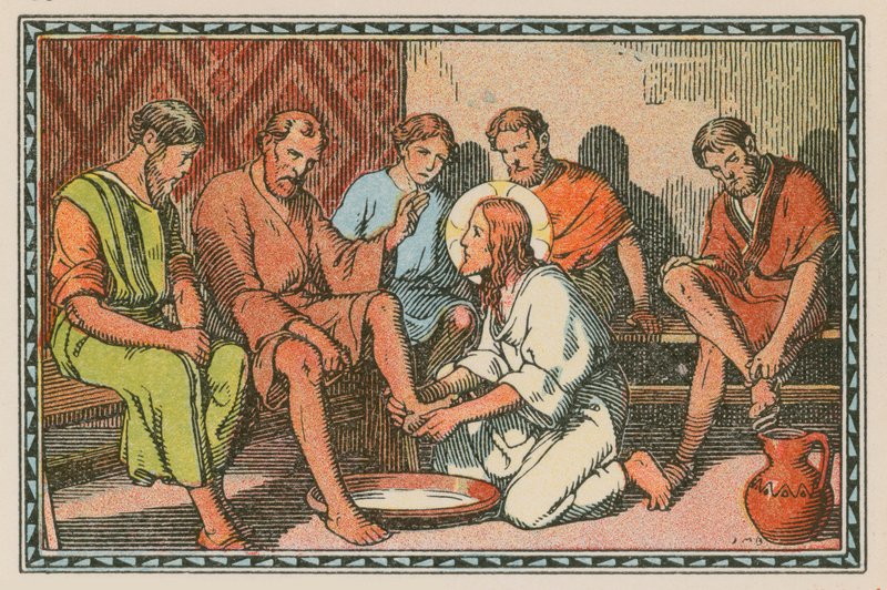 Szene aus dem Leben Jesu von French School