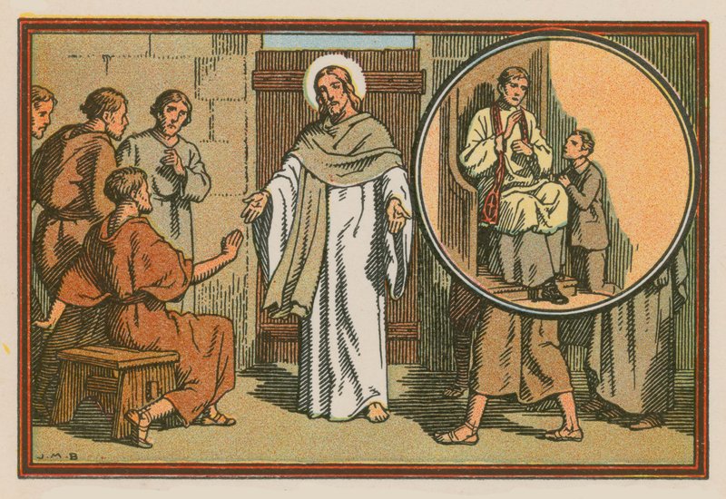 Szene aus dem Leben Jesu von French School