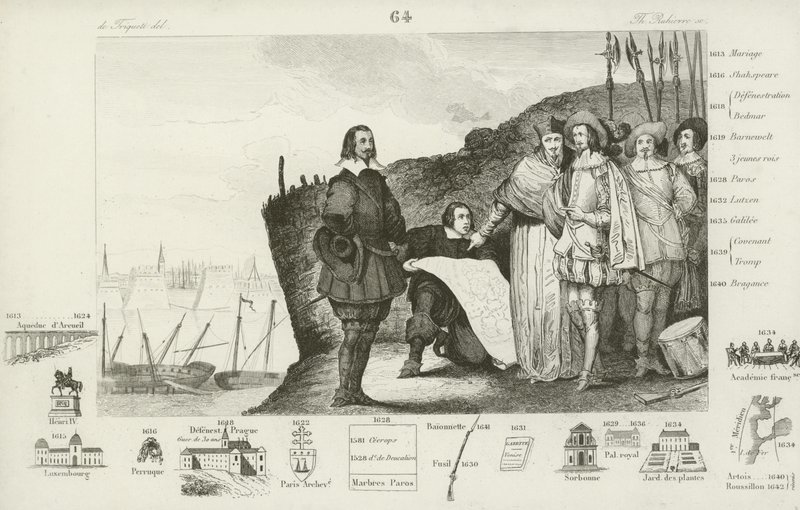 Belagerung von La Rochelle, Frankreich, 1627-1628 von French School