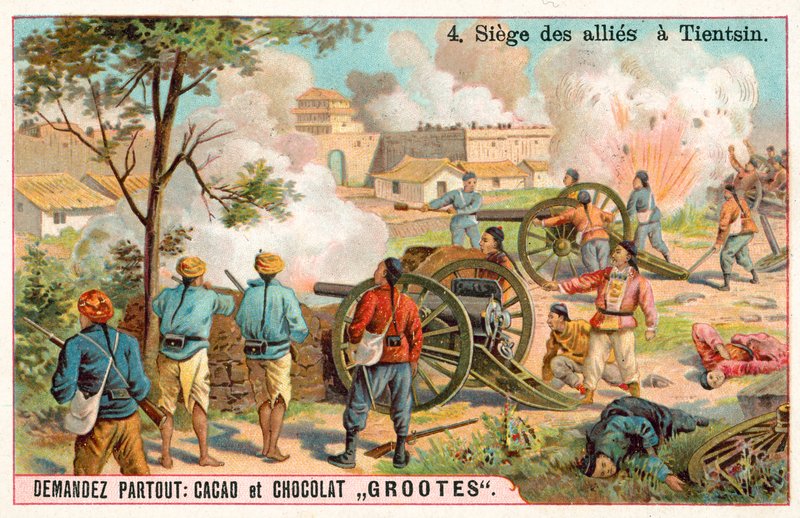 Belagerung von Tientsin, Boxeraufstand, China von French School