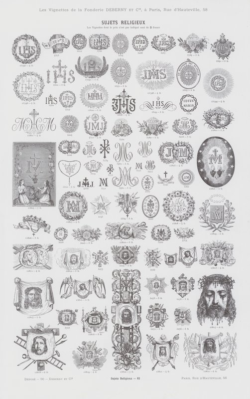 Religiöse Themen von French School