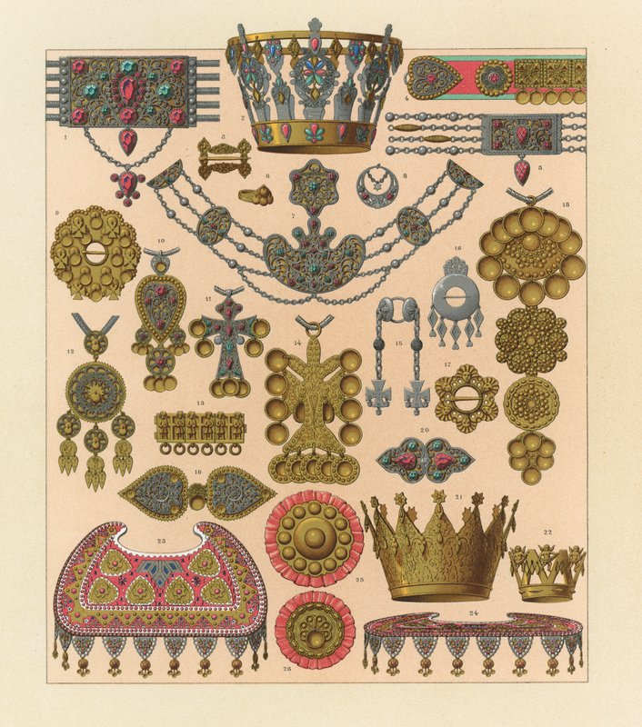 Schwedische Tracht von French School