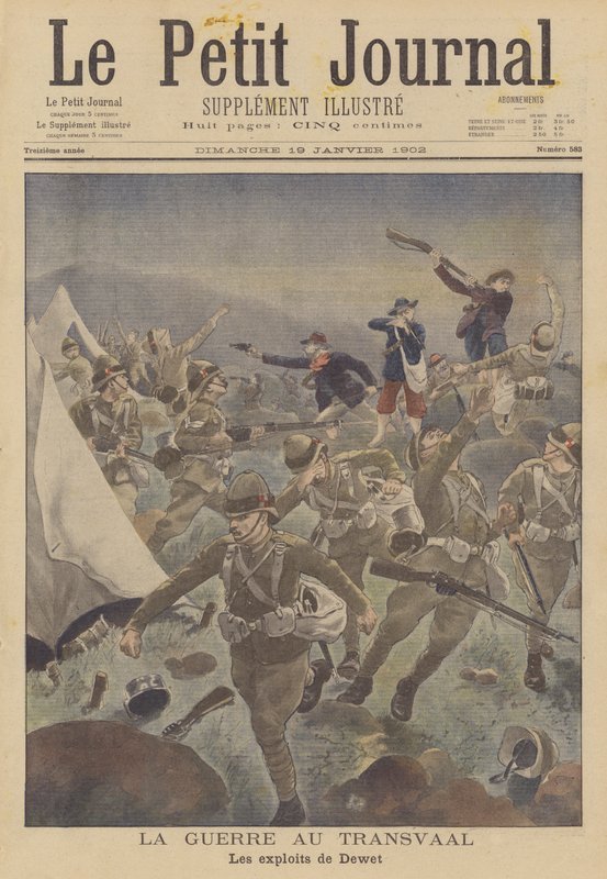 Der Burenkrieg: die Heldentaten von Christiaan de Wet von French School