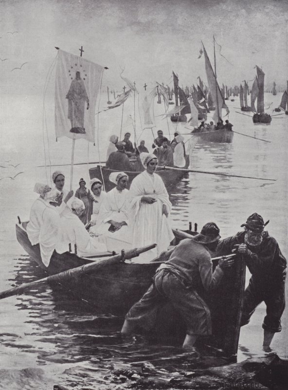 Die Vergebung der Heiligen Anna von French School