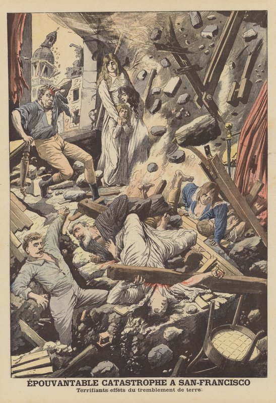 Das Erdbeben von San Francisco 1906 von French School