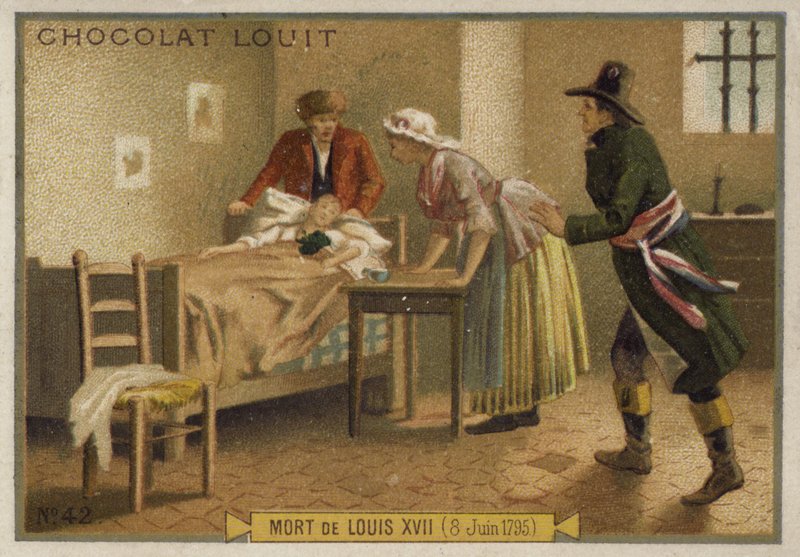 Der Tod von Ludwig XVII. von Frankreich, 8. Juni 1795 von French School