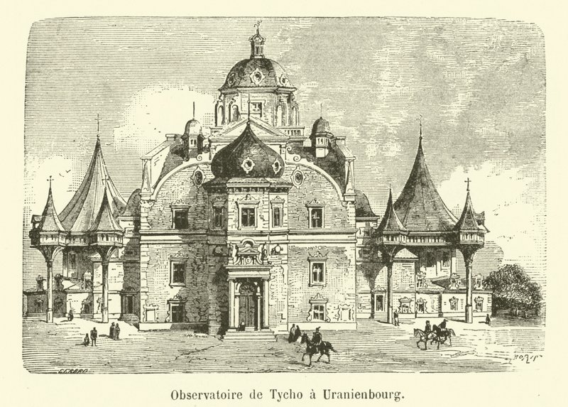 Die Sternwarte von Tycho Brahe in Uranienburg von French School