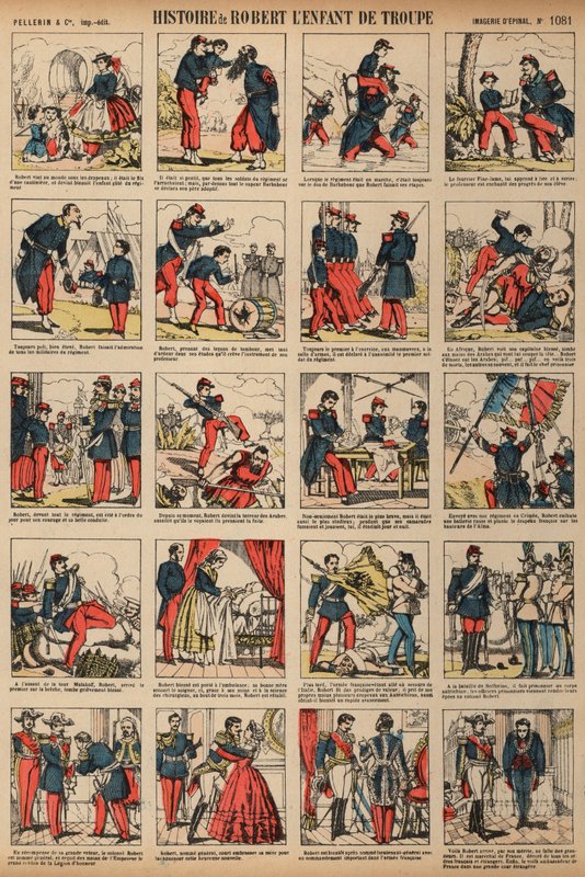 Die Geschichte von Robert, dem Kind der Truppe von French School