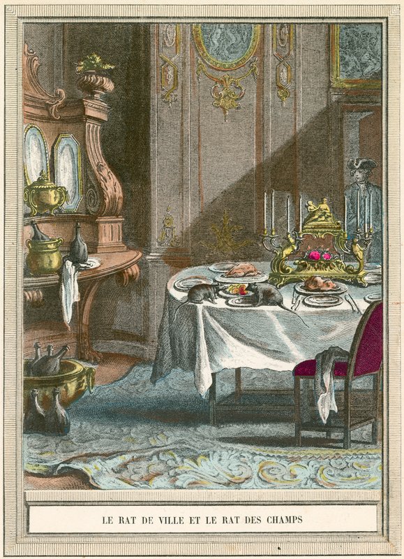 Die Stadtmaus und die Landmaus von French School