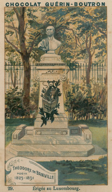 Théodore de Banville, Dichter, 1823-1891, errichtet im Luxembourg von French School