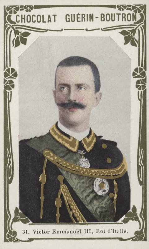 Viktor Emanuel III., König von Italien von French School
