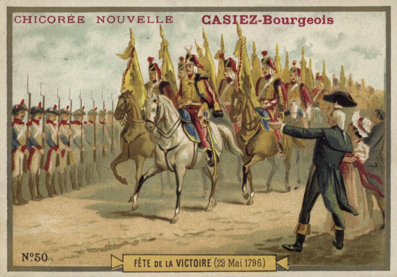 Siegesparade, 29. Mai 1796 von French School