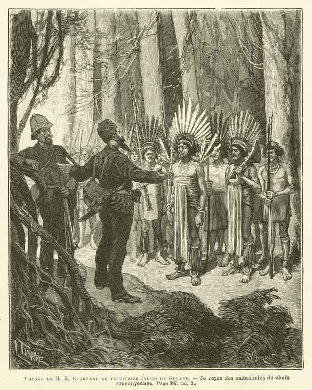 Reise von M. H. Coudreau ins Indianergebiet von Guyana von French School