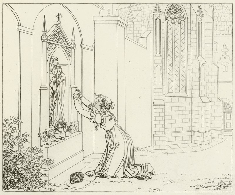 Illustration zu Goethes Faust von Friedrich August Moritz Retzsch