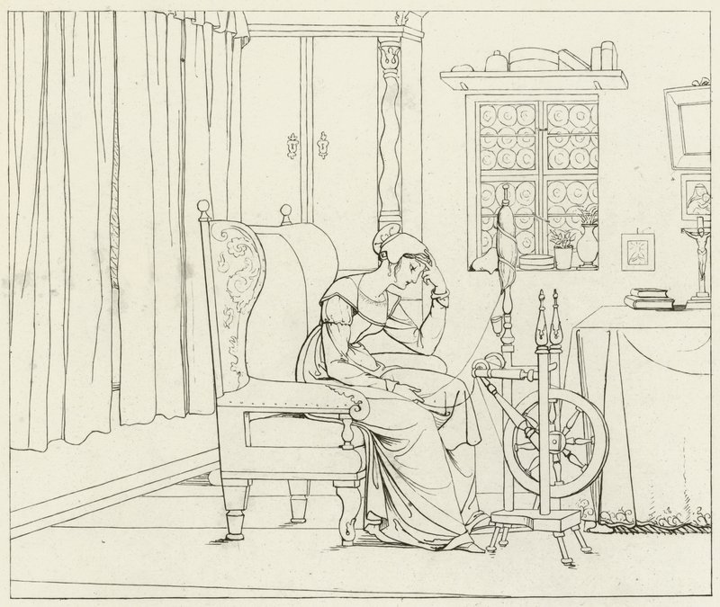Illustration zu Goethes Faust von Friedrich August Moritz Retzsch