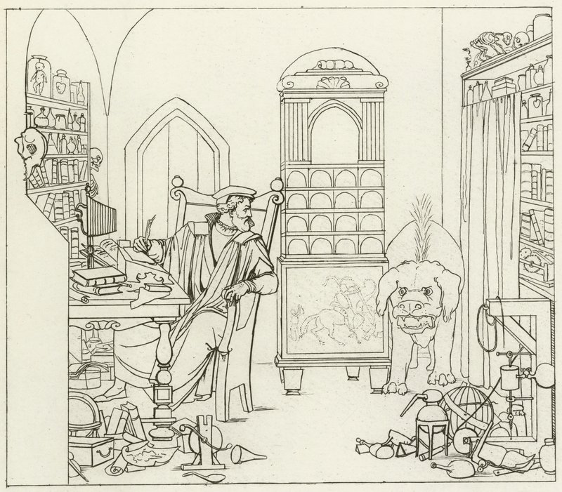 Illustration zu Goethes Faust von Friedrich August Moritz Retzsch