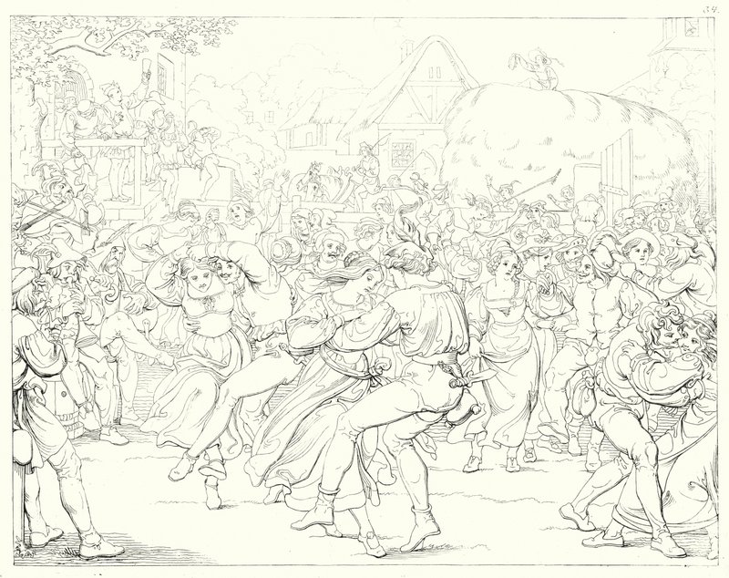 Illustration zu Schillers Lied von der Glocke von Friedrich August Moritz Retzsch