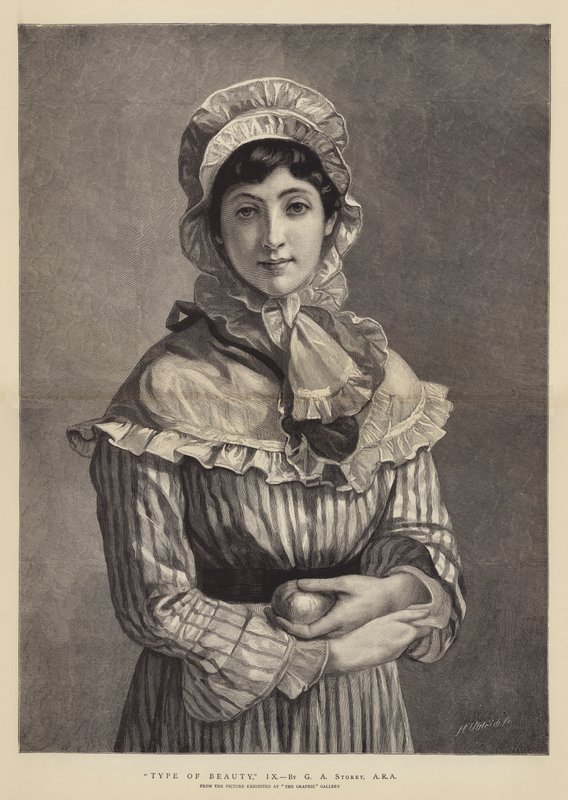 Typ der Schönheit, IX von George Adolphus Storey
