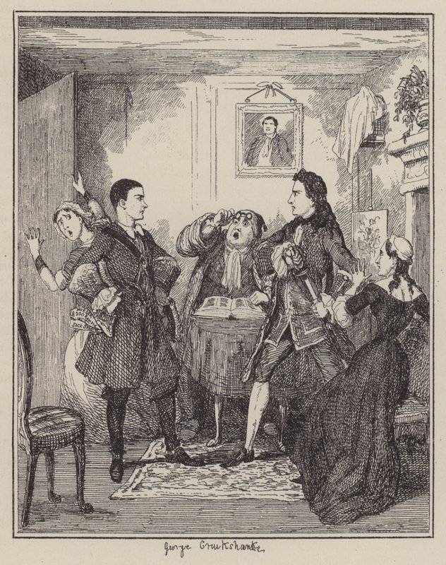 Illustration für Jack Sheppard von George (after) Cruikshank