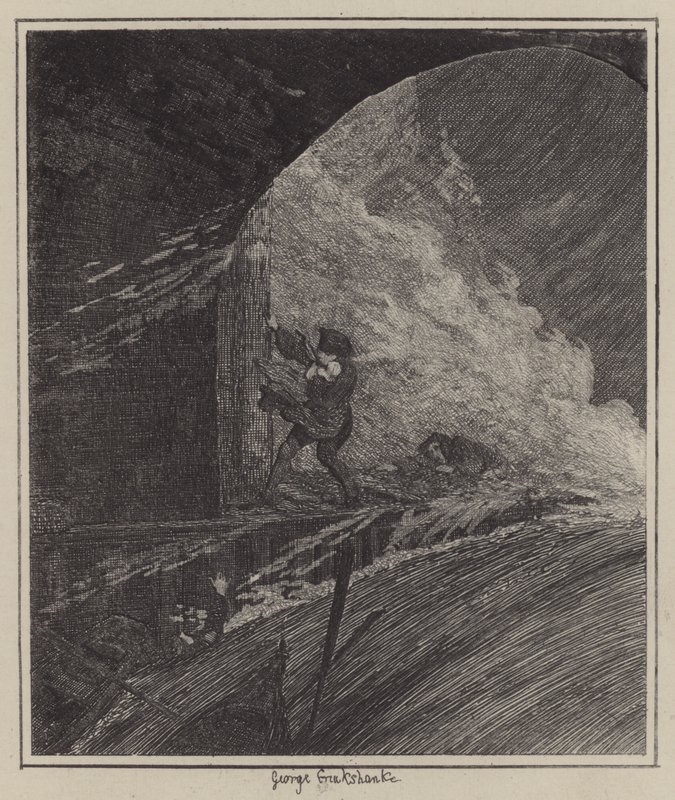 Illustration für Jack Sheppard von George (after) Cruikshank