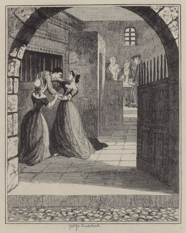 Illustration für Jack Sheppard von George (after) Cruikshank