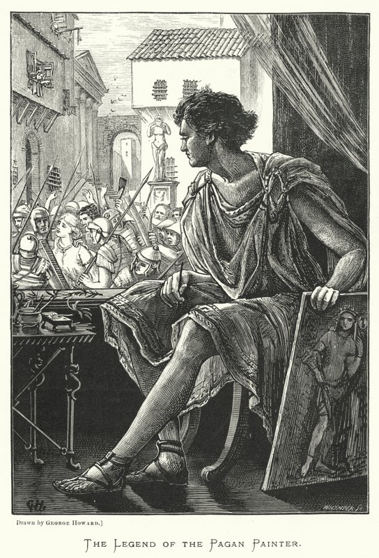 Die Legende des heidnischen Malers von George (after) Howard