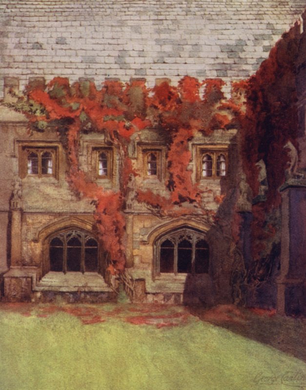 Oxford: Die Räume des Prinzen von Wales, Magdalen College von George Carline