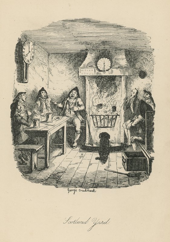 Scotland Yard von George Cruikshank von George Cruikshank