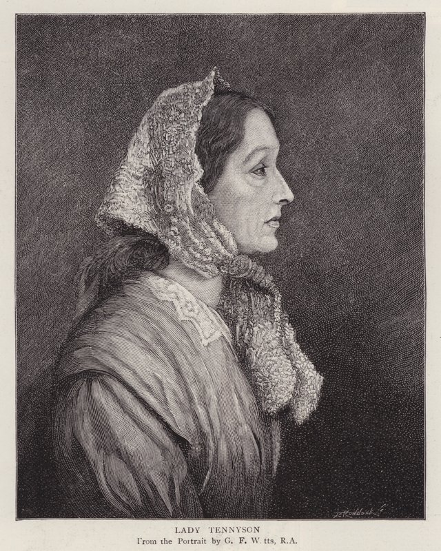Porträt von Emily Tennyson, Lady Tennyson, Ehefrau des englischen Dichterpreisträgers Alfred, Lord Tennyson von George Frederick (after) Watts