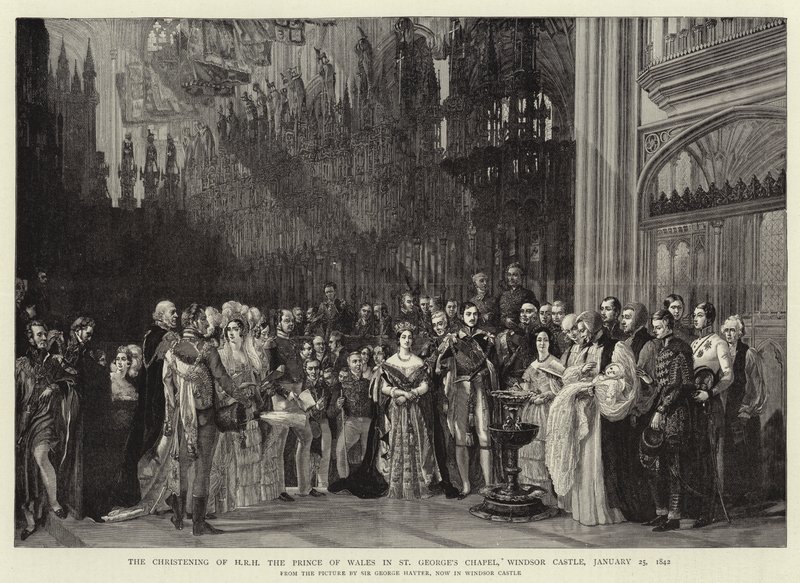 Die Taufe von H R H The Prince of Wales in der St. George