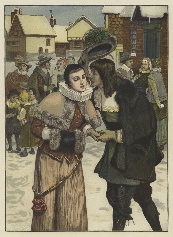 Neujahrstag im alten New York von George Henry (after) Boughton