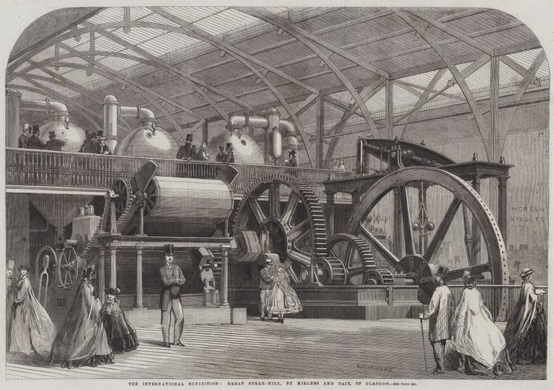 Die Internationale Ausstellung, Große Zuckermühle, von Mirlees und Tait, aus Glasgow von George Henry Andrews