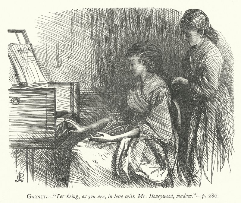 Illustration für Der gutmütige Mann (Gravur) von George John Pinwell