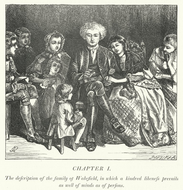 Illustration für Der Pfarrer von Wakefield von George John Pinwell