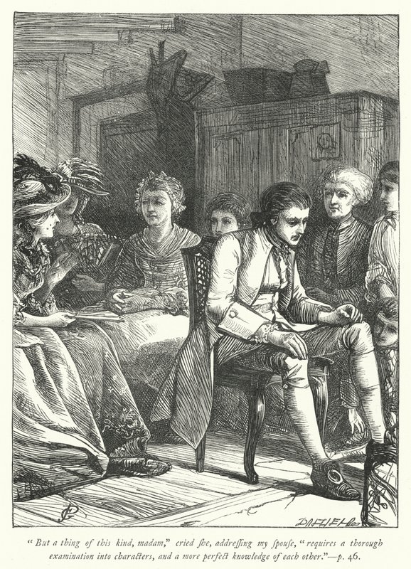 Illustration für Der Pfarrer von Wakefield von George John Pinwell