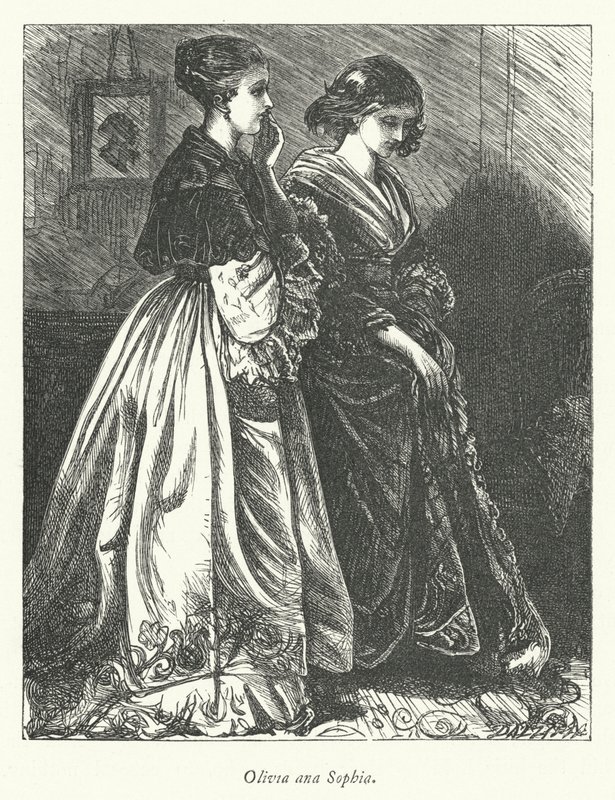Illustration für Der Pfarrer von Wakefield (Gravur) von George John Pinwell