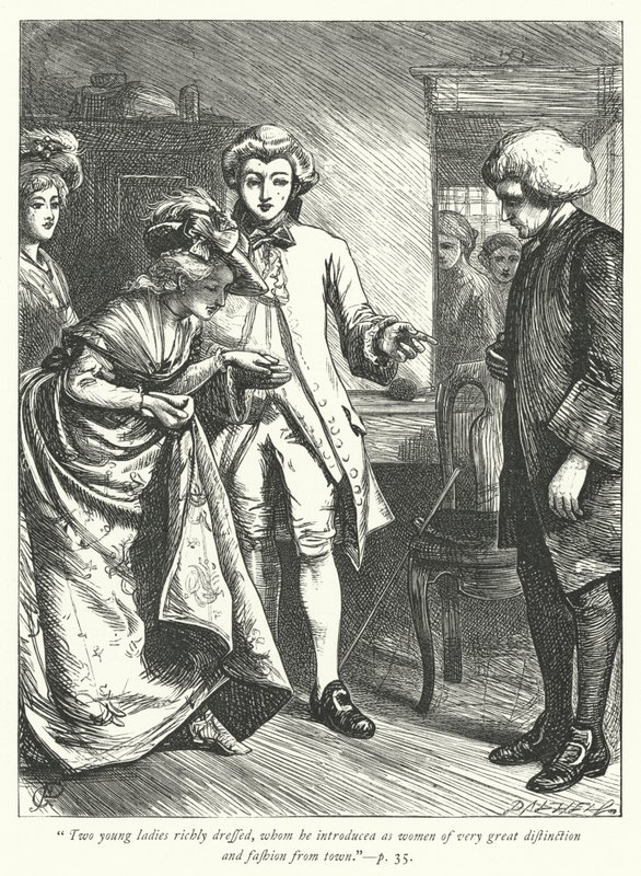 Illustration für Der Pfarrer von Wakefield (Gravur) von George John Pinwell
