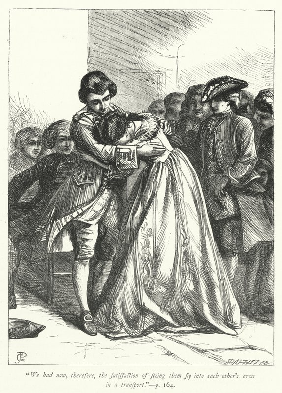 Illustration für Der Pfarrer von Wakefield (Gravur) von George John Pinwell