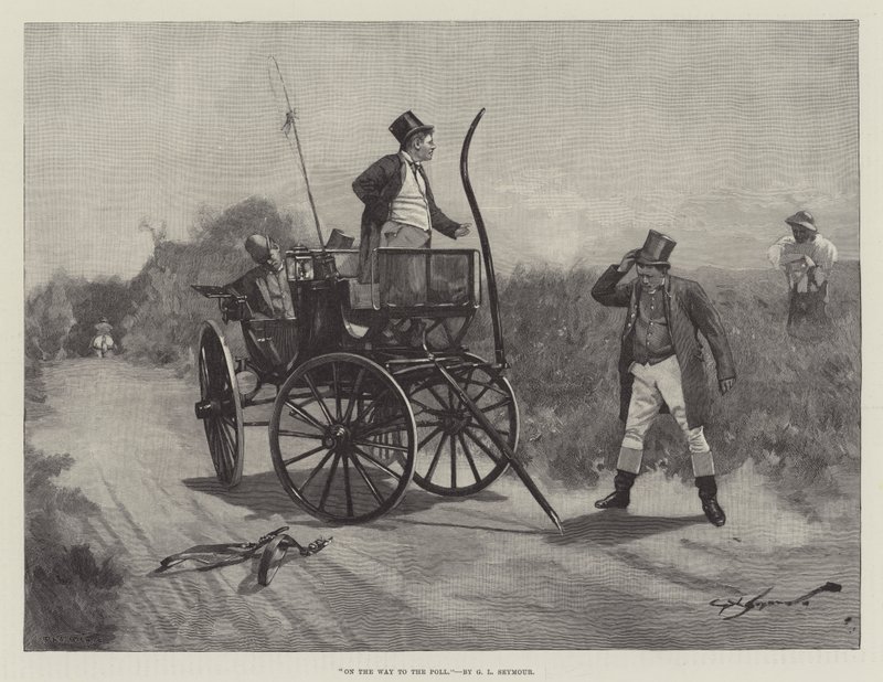 Auf dem Weg zur Wahlurne von George L. Seymour