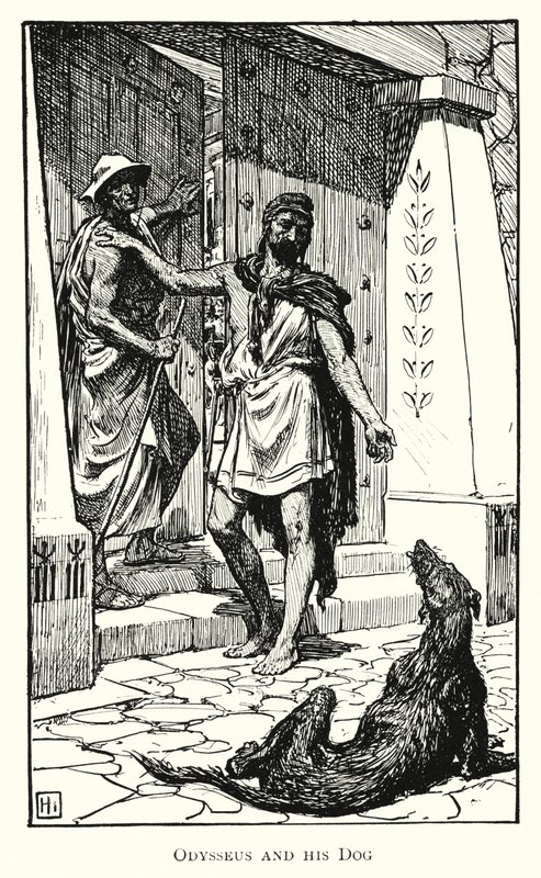 Odyssee: Odysseus und sein Hund von George Percy Jacomb Hood
